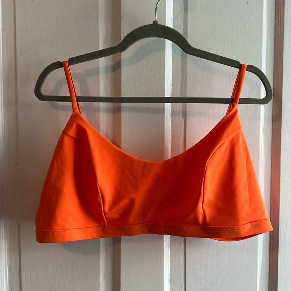 Neon Orange Bikini Top